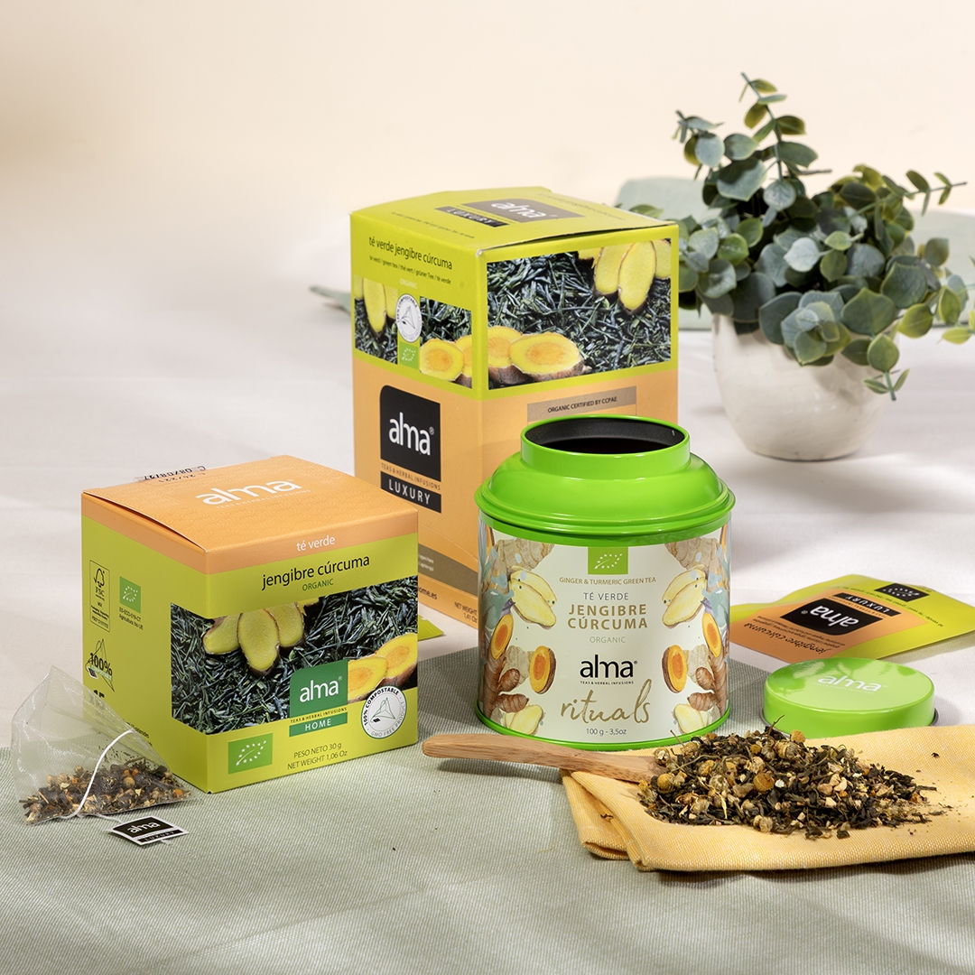 Té Verde Jengibre Cúrcuma