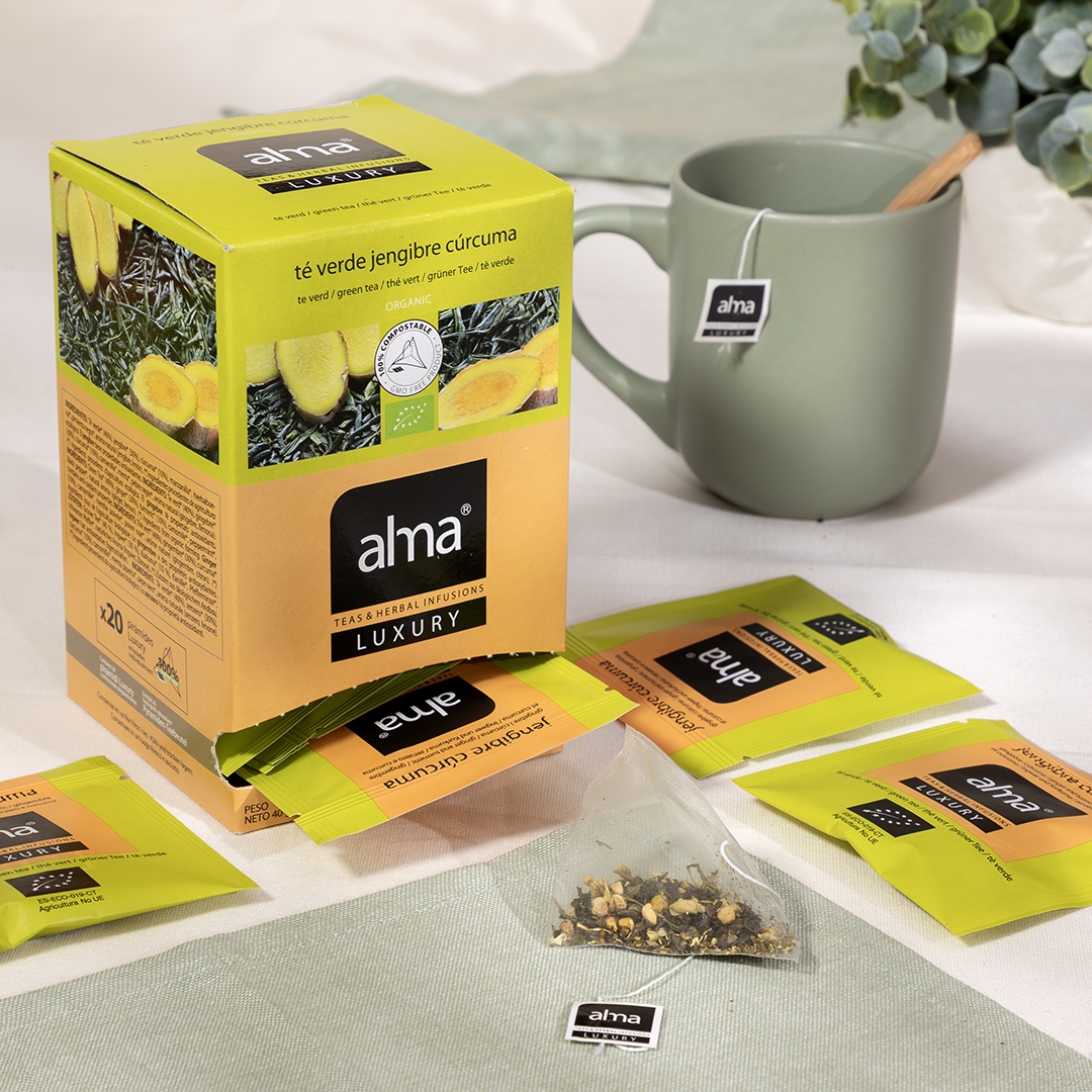Té Verde Jengibre Cúrcuma