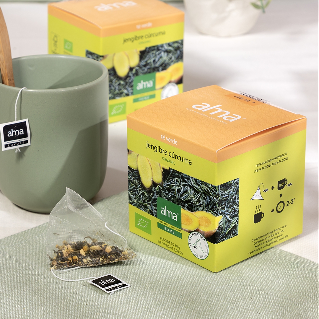 Té Verde Jengibre Cúrcuma