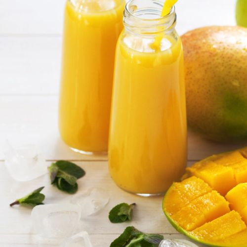 Smoothie tropical con Rooibos Naranja Manzana