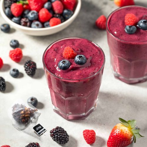 Smoothie antioxidante con Frutas del Bosque