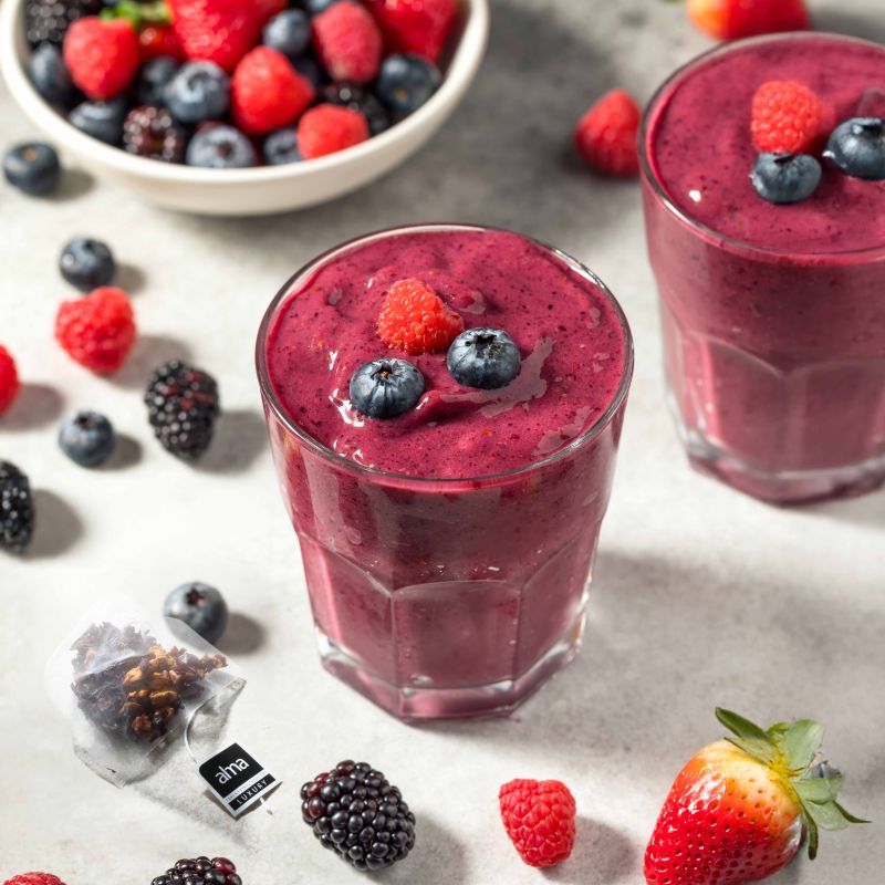 Smoothie antioxidante con Frutas del Bosque