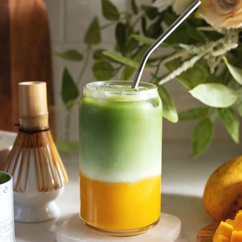 Mango Matcha Latte